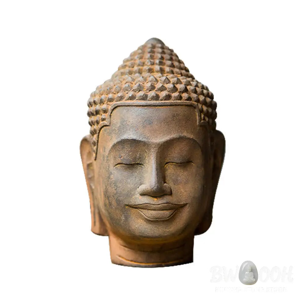 BWOOOH resin Buddha statue - Closed Eyes Contemplation Meditatin