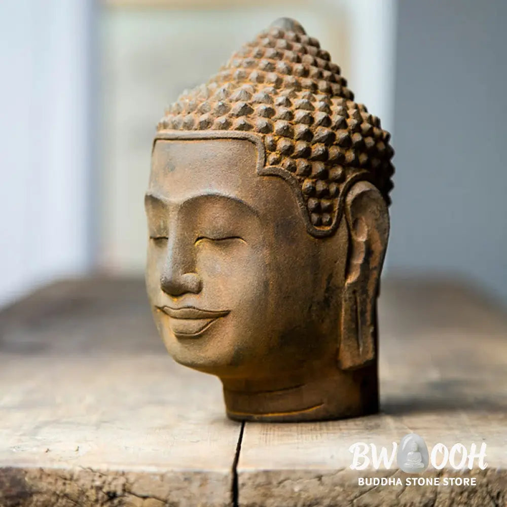 BWOOOH resin Buddha statue - Closed Eyes Contemplation Meditatin