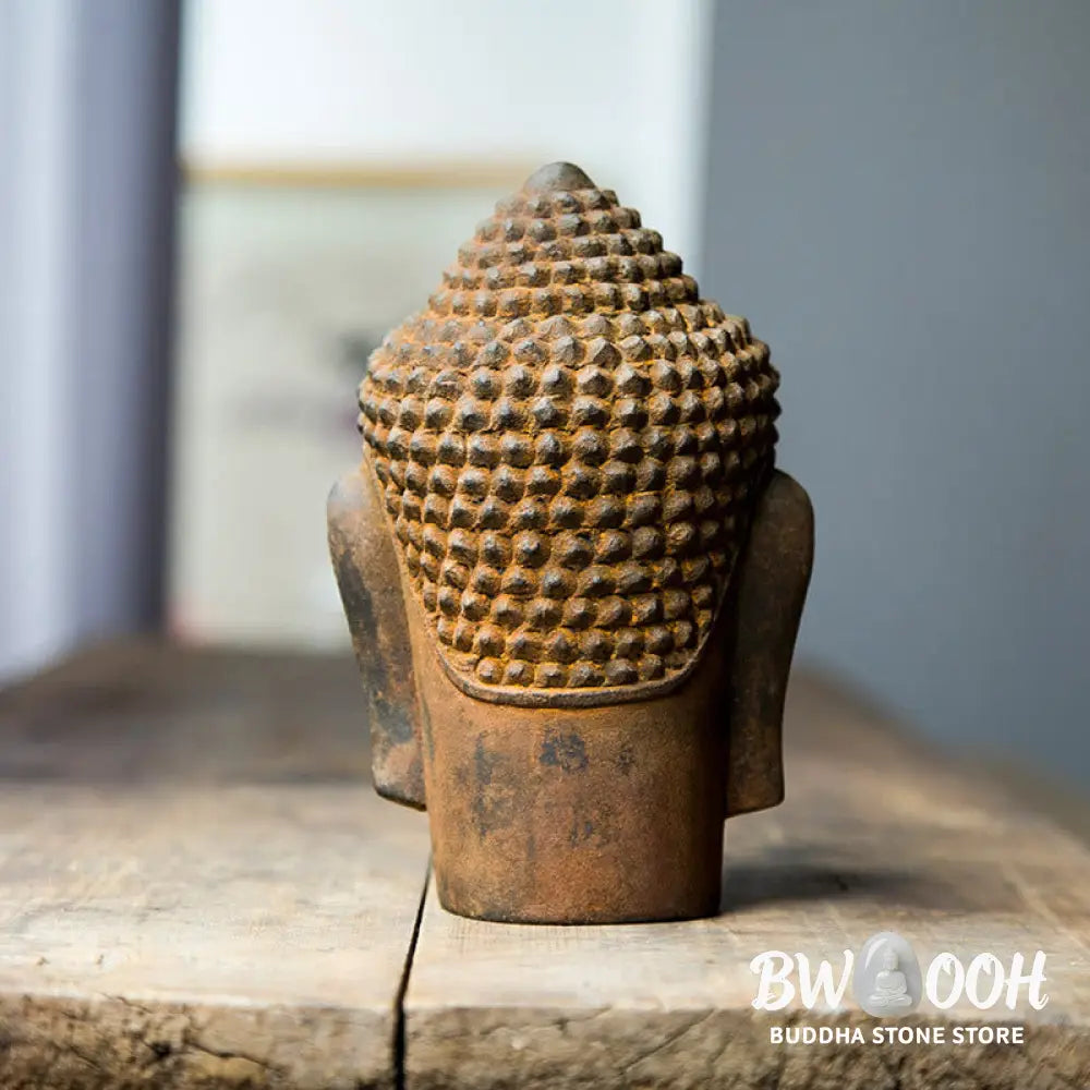 BWOOOH resin Buddha statue - Closed Eyes Contemplation Meditatin