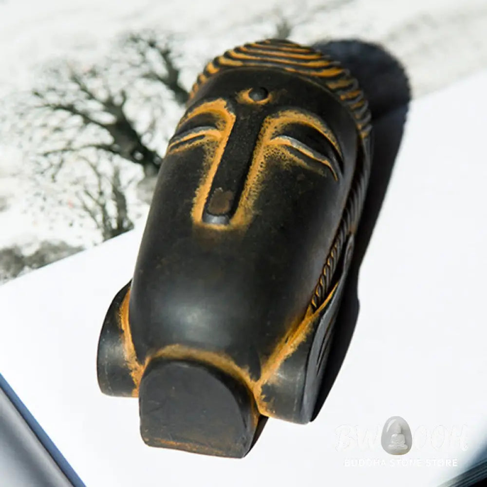 BWOOOH resin Buddha statue - Closed Eyes Meditating Buddha Iron 