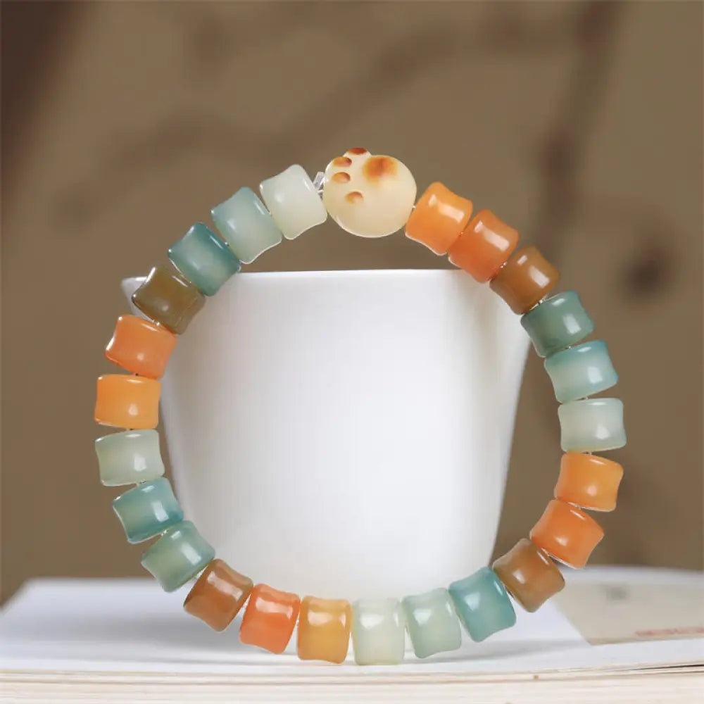 BWOOOH Colorful Bodhi Seed Cat Paw Wisdom Bracelet - BWOOOH - Bodhi Seed(Auspiciousness♥Luck) - Bracelet