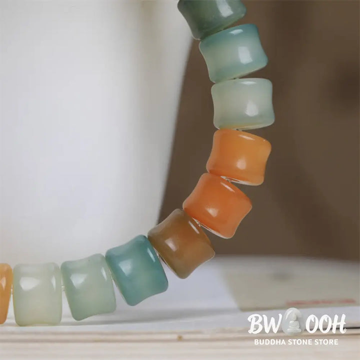 Buddha Stones Colorful Bodhi Seed Cat Paw Wisdom Bracelet - BWOOOH - Bodhi Seed(Auspiciousness♥Luck) - Bracelet