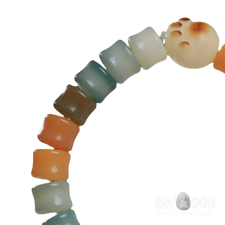 Buddha Stones Colorful Bodhi Seed Cat Paw Wisdom Bracelet - BWOOOH - Bodhi Seed(Auspiciousness♥Luck) - Bracelet