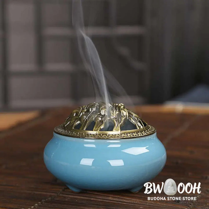 BWOOOH Colorful Ceramic Incense Burner - Incense Burner