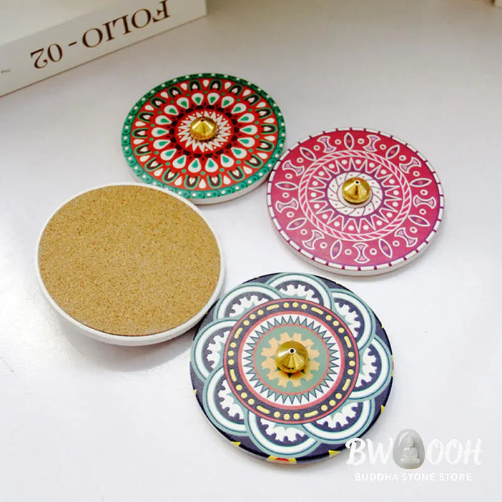 BWOOOH Colorful Pattern Ceramic Blessing Stick Incense Burner - Incense Burner