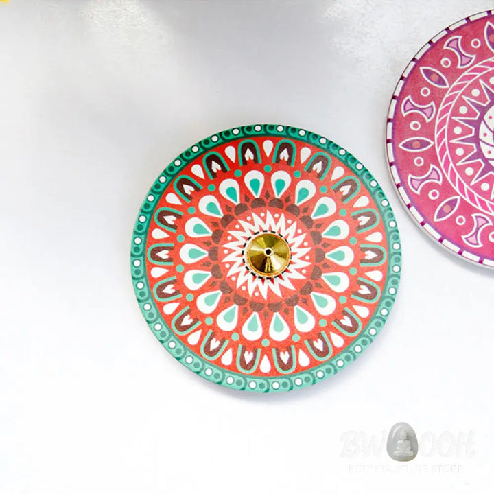 BWOOOH Colorful Pattern Ceramic Blessing Stick Incense Burner - Incense Burner