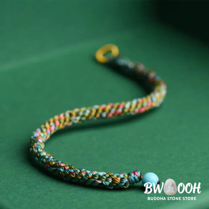 BWOOOH Colorful Rope Luck Handcrafted Braided Child Adult Bracelet - 13-14cm - Bracelet