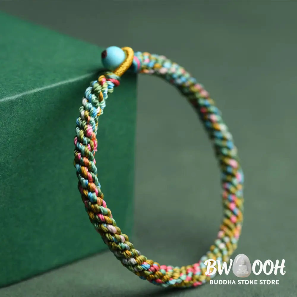 BWOOOH Colorful Rope Luck Handcrafted Braided Child Adult Bracelet - 13-14cm - Bracelet