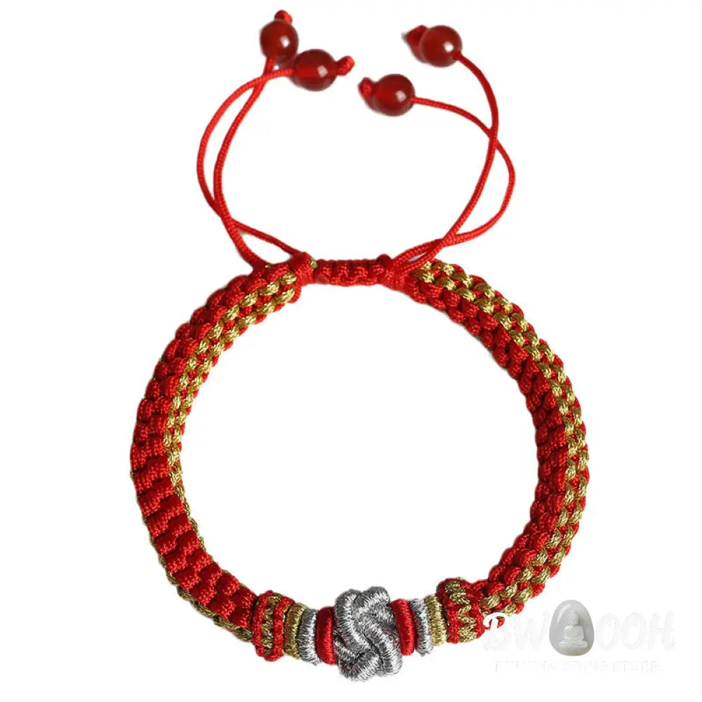 BWOOOH Colorful Rope True Love Knot Luck Handmade Bracelet | natural stone spiritual bracelet for healing and mindful living