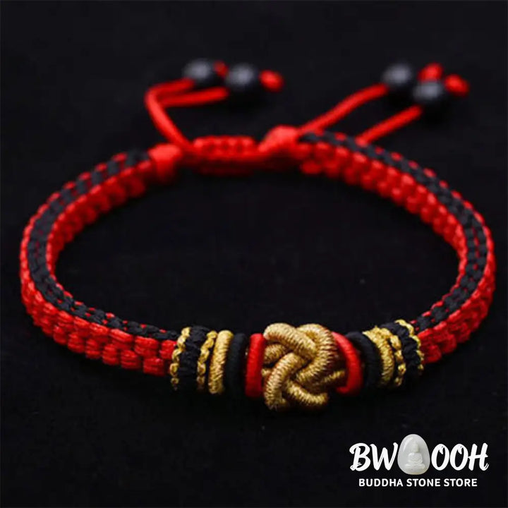 BWOOOH Colorful Rope True Love Knot Luck Handmade Bracelet | natural stone spiritual bracelet for healing and mindful living