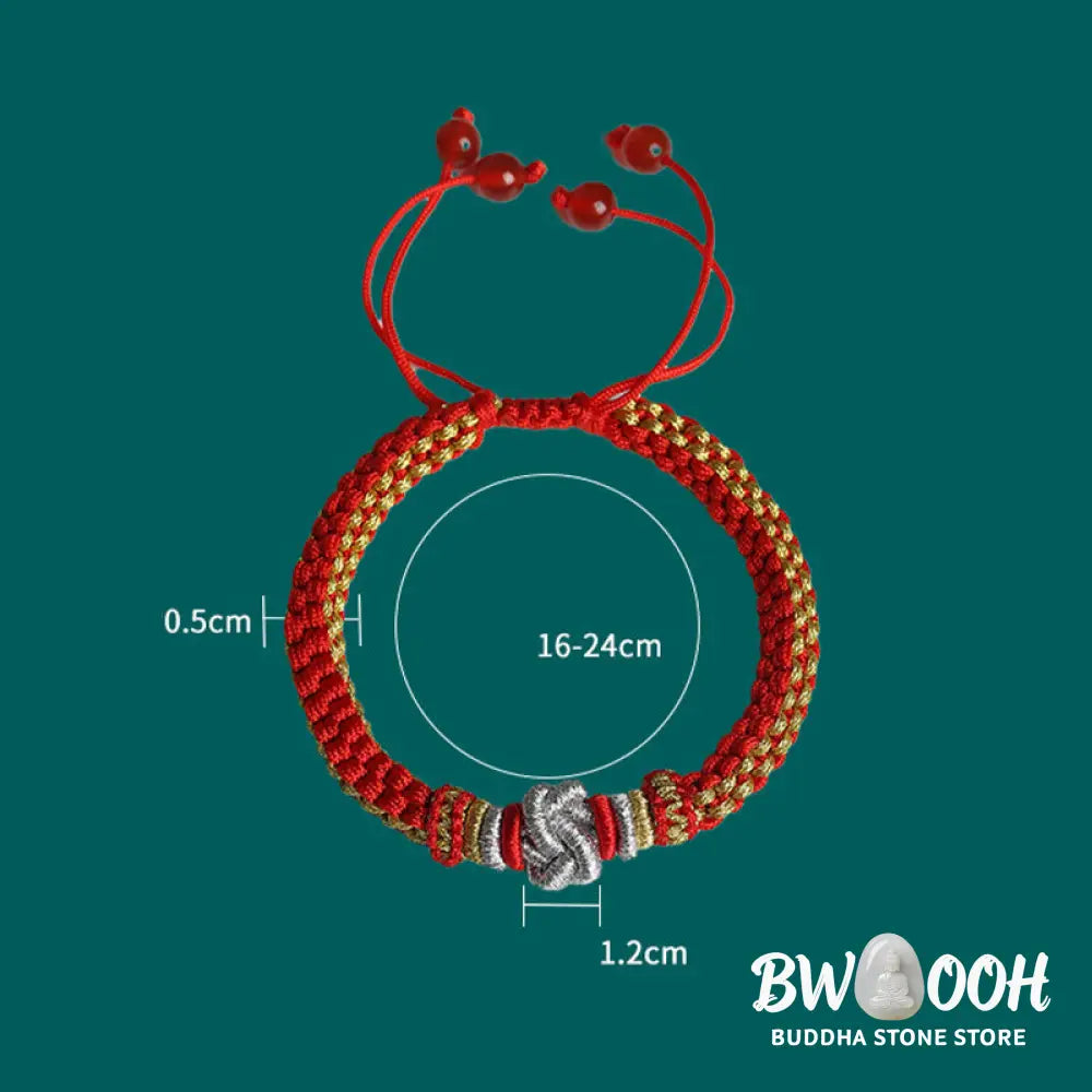 BWOOOH Colorful Rope True Love Knot Luck Handmade Bracelet | natural stone spiritual bracelet for healing and mindful living