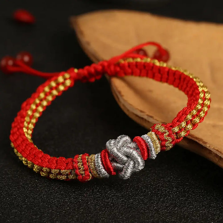 BWOOOH Colorful Rope True Love Knot Luck Handmade Bracelet | natural stone spiritual bracelet for healing and mindful living