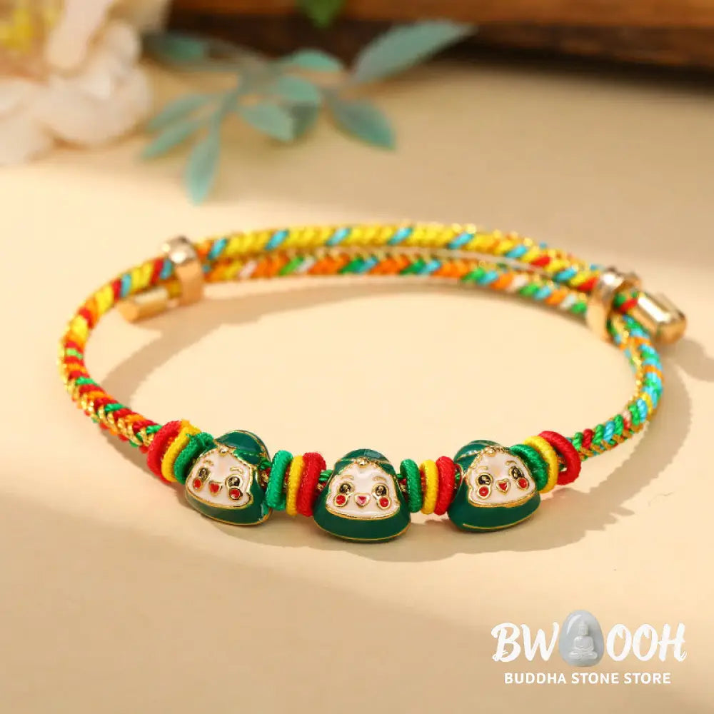 BWOOOH Colorful Rope Zongzi Pattern Luck Handmade Child Adult Bracelet | spiritual healing bracelet