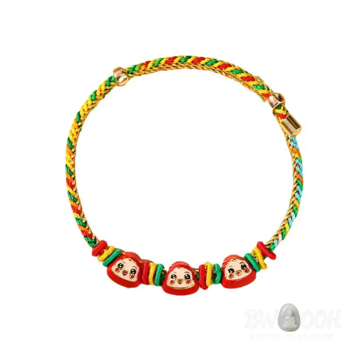 BWOOOH Colorful Rope Zongzi Pattern Luck Handmade Child Adult Bracelet | spiritual healing bracelet