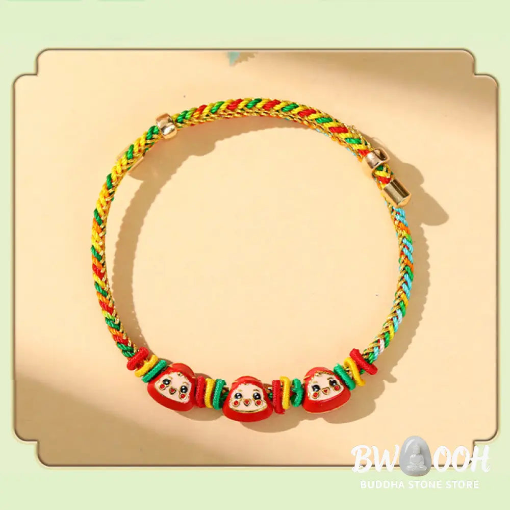 BWOOOH Colorful Rope Zongzi Pattern Luck Handmade Child Adult Bracelet | spiritual healing bracelet