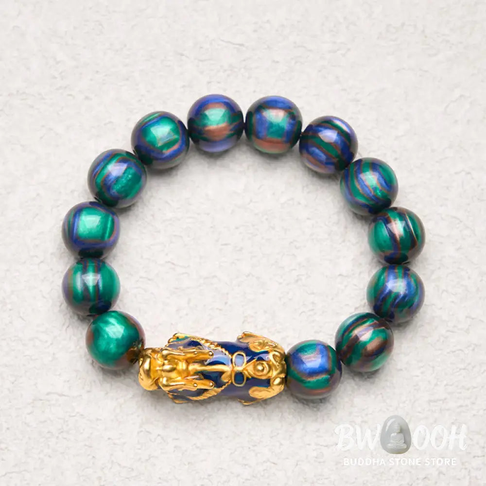 Buddha Stones Colorful Sea Willow Color Change PiXiu Positive Healing Bracelet - BWOOOH - Bracelet