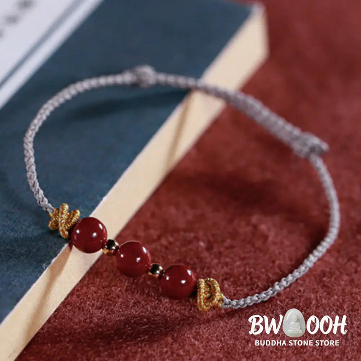 Buddha Stones Colorful String Cinnabar Calm Bracelet - BWOOOH - Bracelet