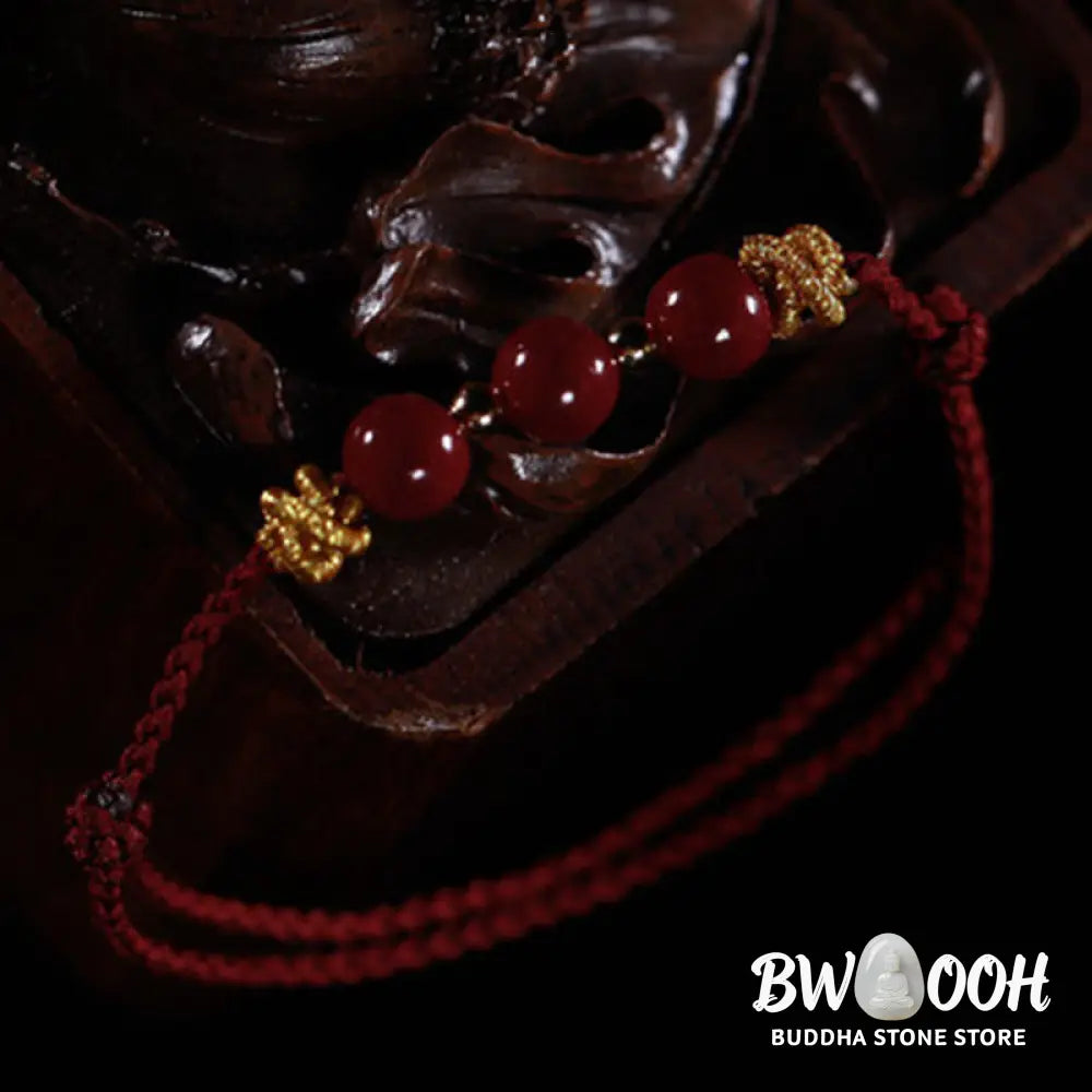 Buddha Stones Colorful String Cinnabar Calm Bracelet - BWOOOH - Bracelet