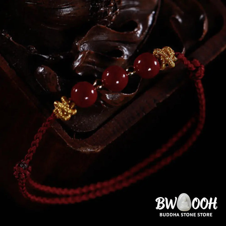 Buddha Stones Colorful String Cinnabar Calm Bracelet - BWOOOH - Bracelet