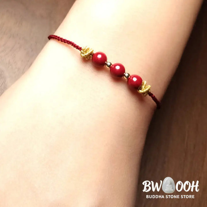 Buddha Stones Colorful String Cinnabar Calm Bracelet - BWOOOH - Bracelet