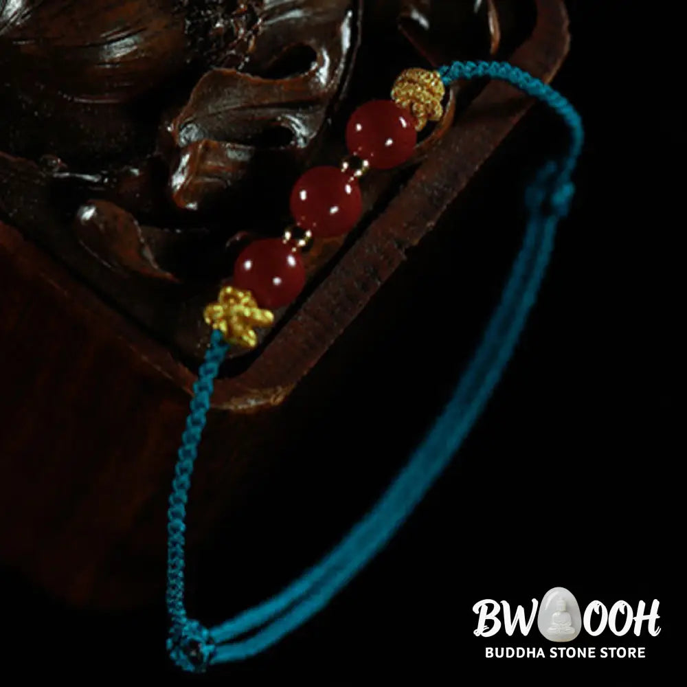 Buddha Stones Colorful String Cinnabar Calm Bracelet - BWOOOH - Bracelet