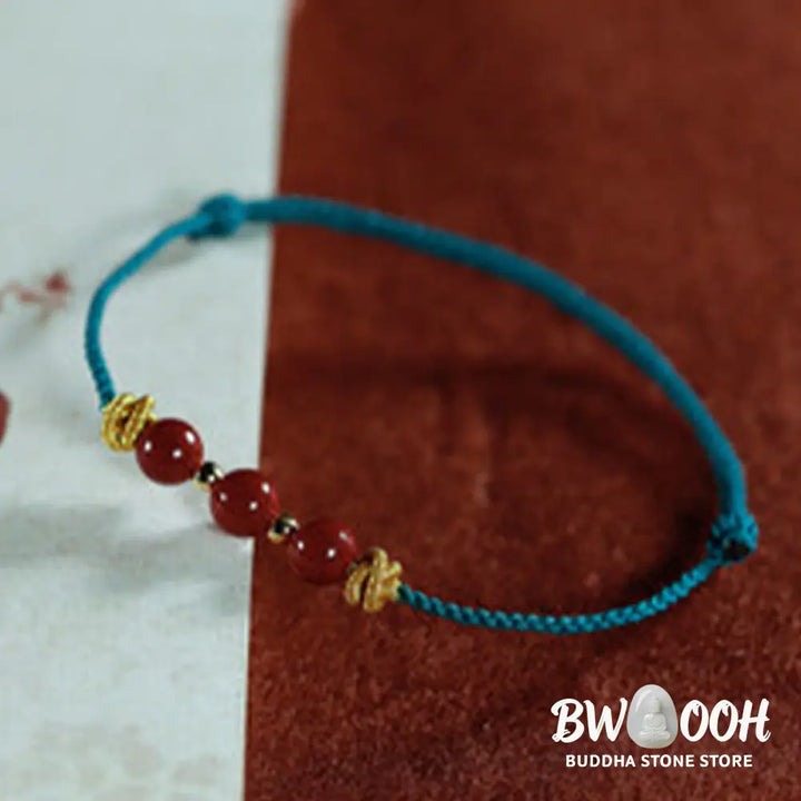 Buddha Stones Colorful String Cinnabar Calm Bracelet - BWOOOH - Bracelet