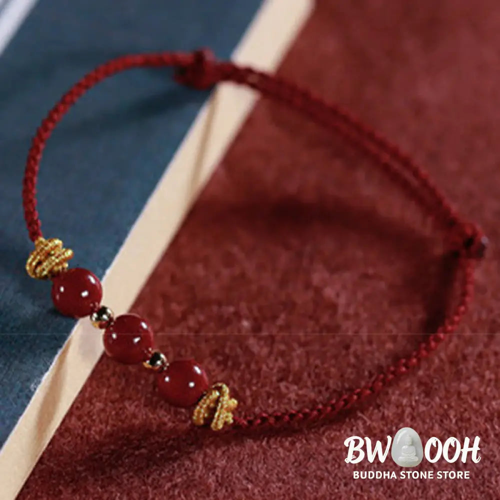 Buddha Stones Colorful String Cinnabar Calm Bracelet - BWOOOH - Bracelet