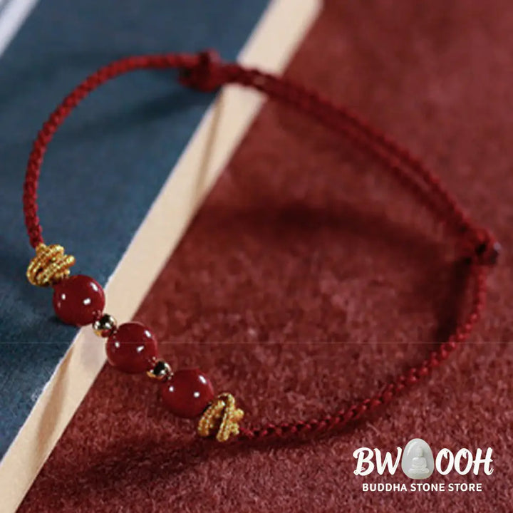 Buddha Stones Colorful String Cinnabar Calm Bracelet - BWOOOH - Bracelet