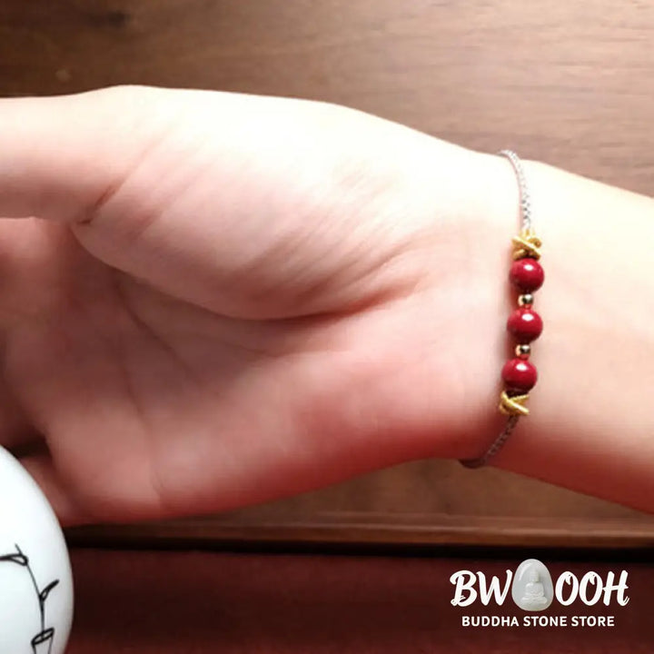 Buddha Stones Colorful String Cinnabar Calm Bracelet - BWOOOH - Bracelet