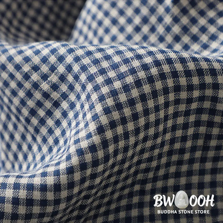 BWOOOH printed wide-leg yoga pants - Commute Casual Checkered Pattern 7-8 Len
