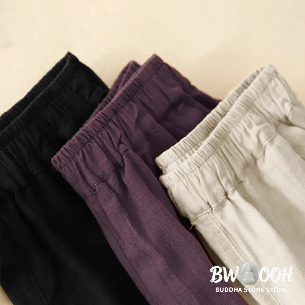 BWOOOH printed wide-leg yoga pants - Commute Casual Pure Color Women&