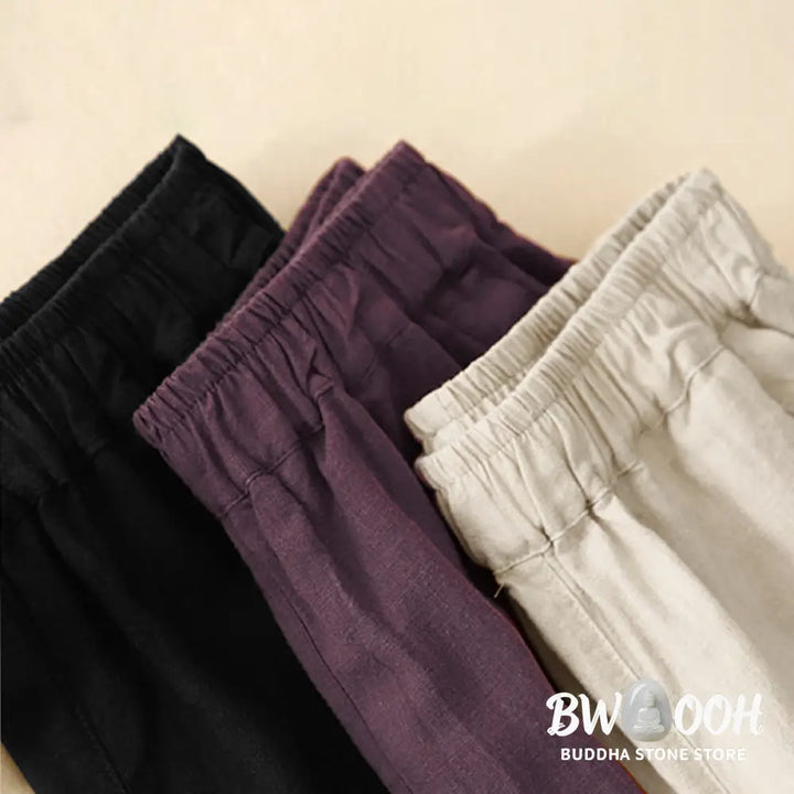 BWOOOH printed wide-leg yoga pants - Commute Casual Pure Color Women&