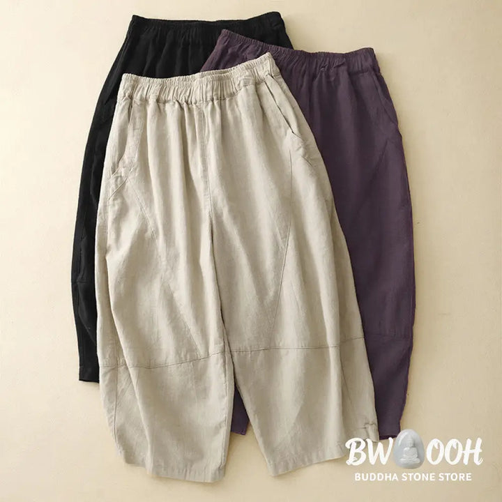 BWOOOH printed wide-leg yoga pants - Commute Casual Pure Color Women&