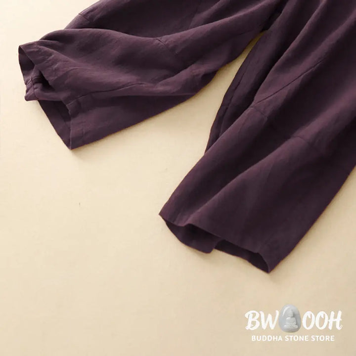 BWOOOH printed wide-leg yoga pants - Commute Casual Pure Color Women&