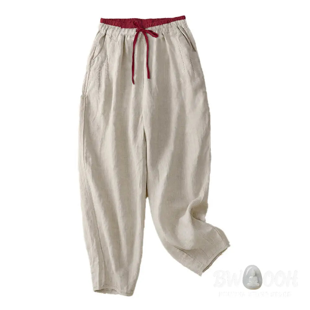 Buddha Stones Commute Color Blocking Design Women&