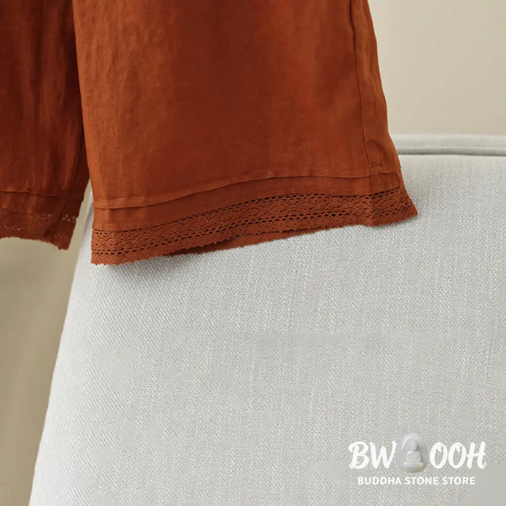 BWOOOH printed wide-leg yoga pants - Commute Retro Plain Lace Patchwork Desig