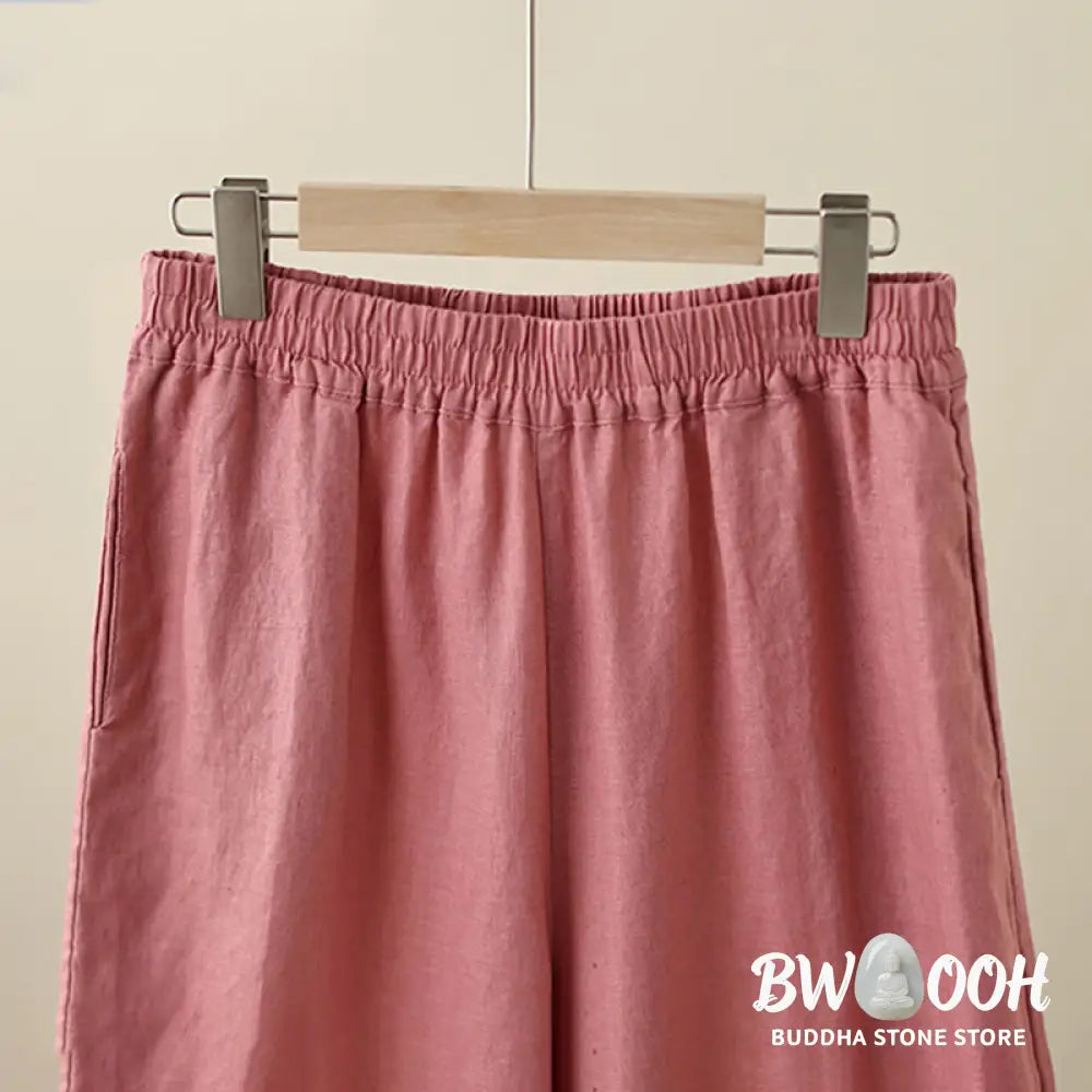BWOOOH printed wide-leg yoga pants - Commute Retro Plain Lace Patchwork Desig