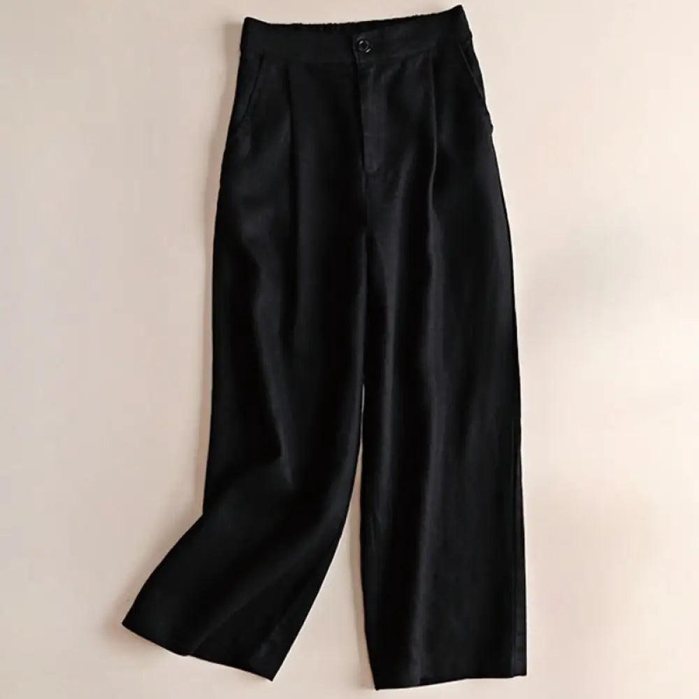BWOOOH printed wide-leg yoga pants - Commute Solid Color 7-8 Length Cotton Li