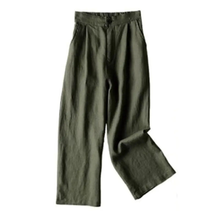 BWOOOH printed wide-leg yoga pants - Commute Solid Color 7-8 Length Cotton Li