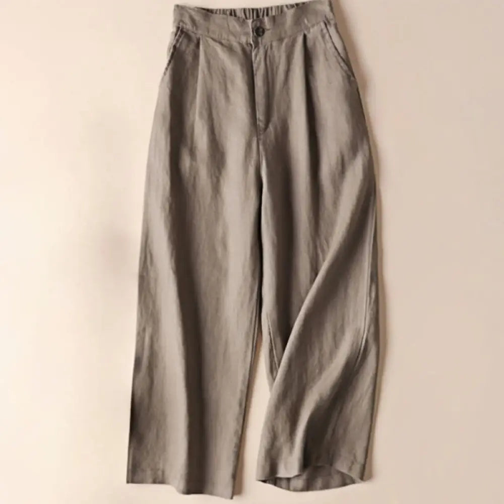 BWOOOH printed wide-leg yoga pants - Commute Solid Color 7-8 Length Cotton Li