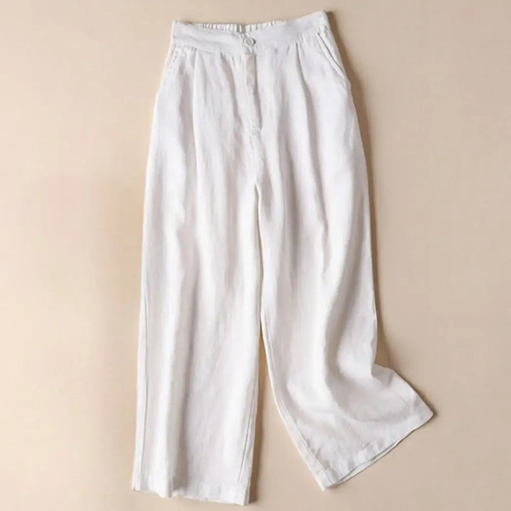 BWOOOH printed wide-leg yoga pants - Commute Solid Color 7-8 Length Cotton Li