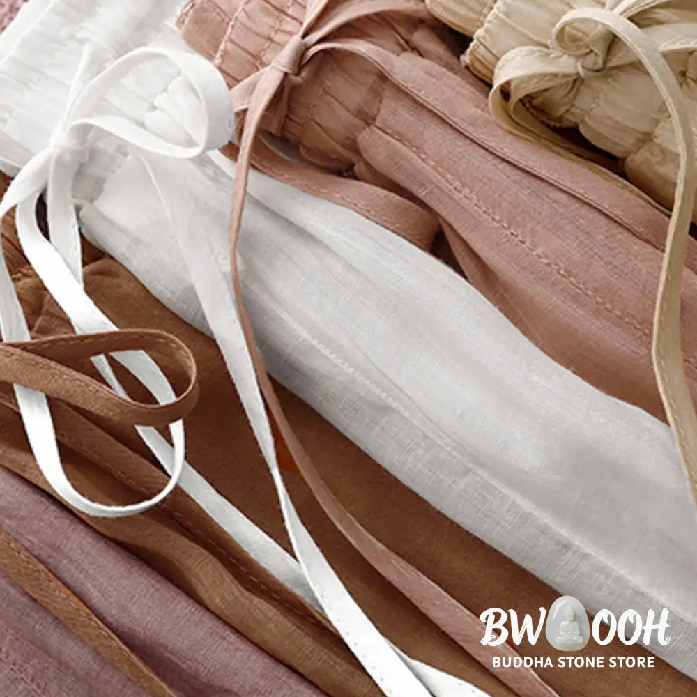 BWOOOH printed wide-leg yoga pants - Commute Solid Color Embroidery Drawstrin