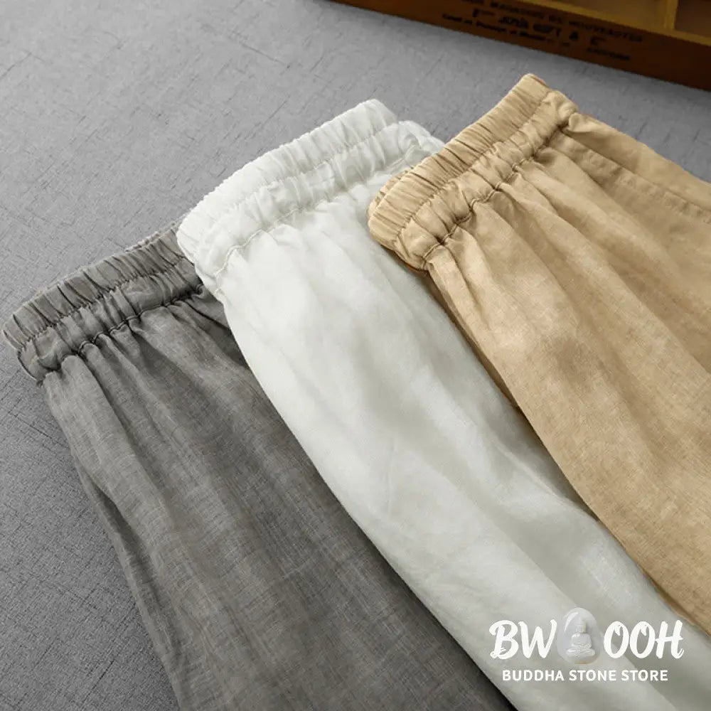 BWOOOH printed wide-leg yoga pants - Commute Solid Color Lace Embroidery Desi