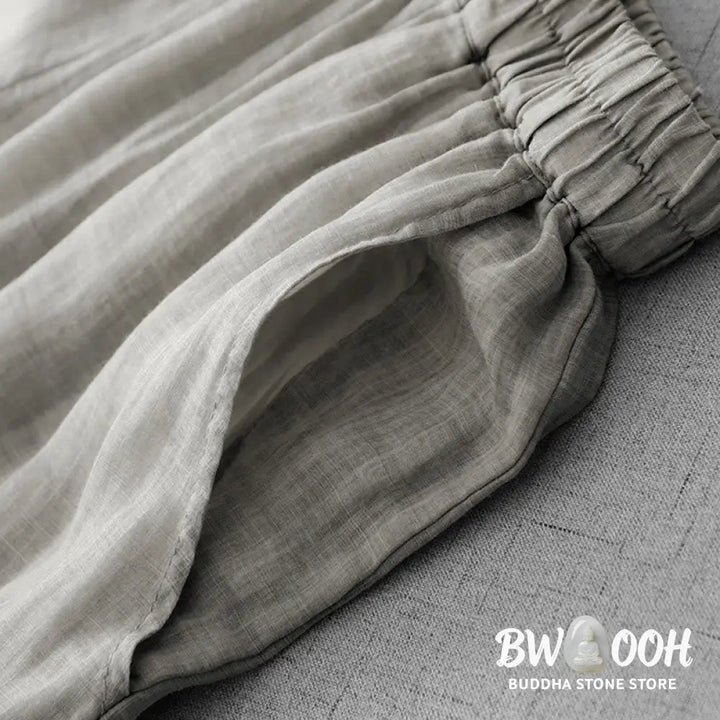 BWOOOH printed wide-leg yoga pants - Commute Solid Color Lace Embroidery Desi