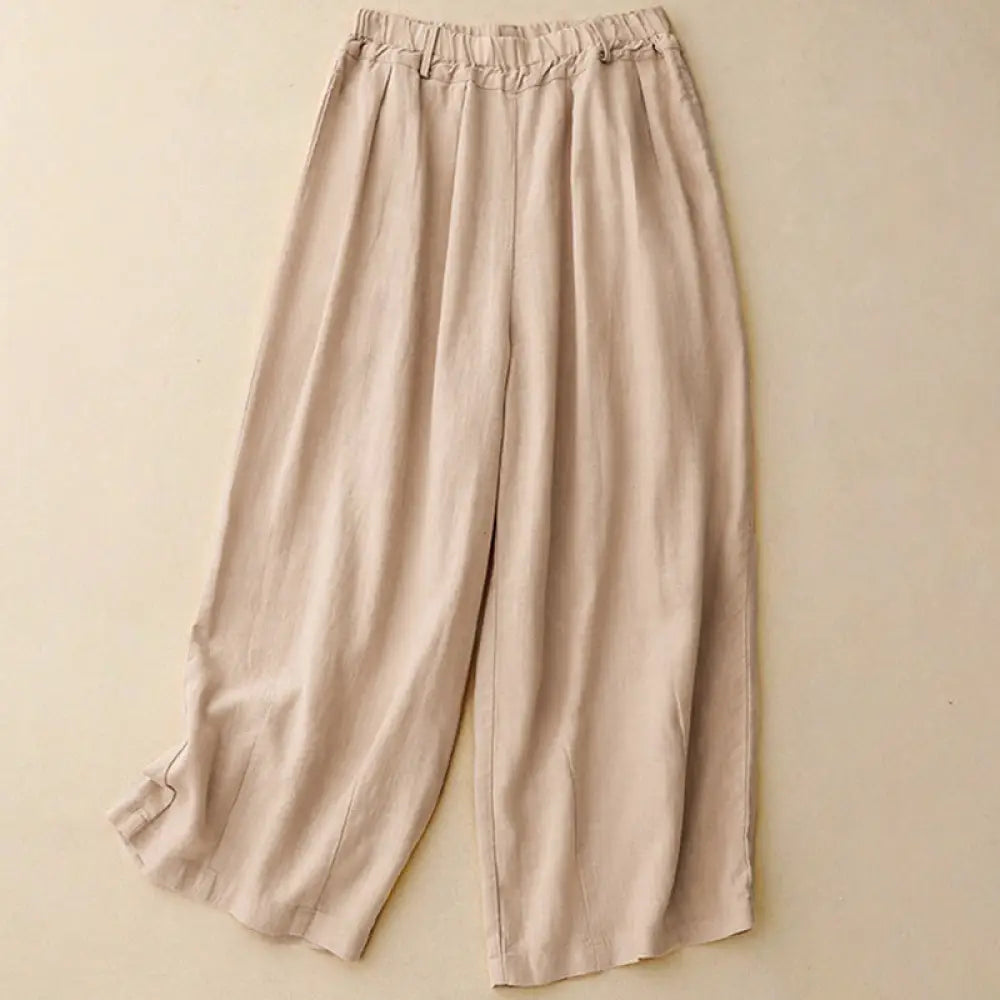 BWOOOH printed wide-leg yoga pants - Commute Vintage Solid Color Women's Wide