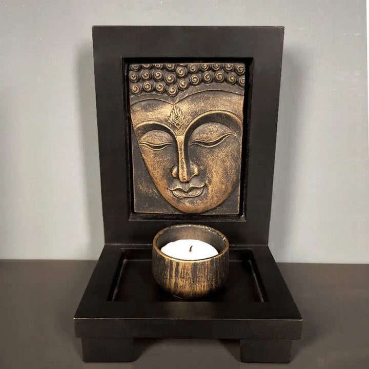 BWOOOH Buddha Compassion Serenity Home Prayer Altar Zen Decoration - Decorations