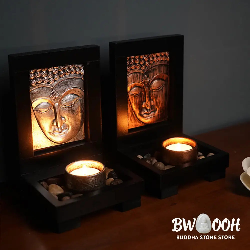 BWOOOH Buddha Compassion Serenity Home Prayer Altar Zen Decoration - Decorations