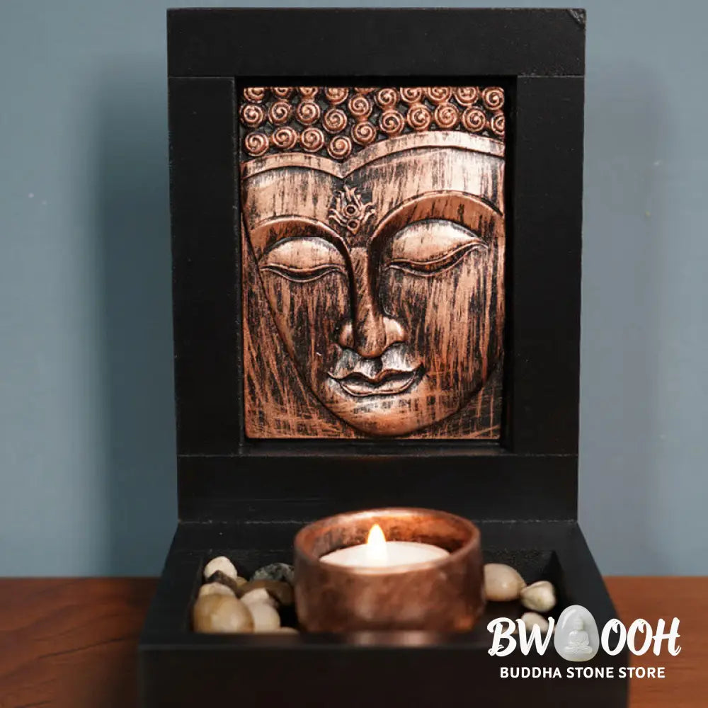 BWOOOH Buddha Compassion Serenity Home Prayer Altar Zen Decoration - Decorations