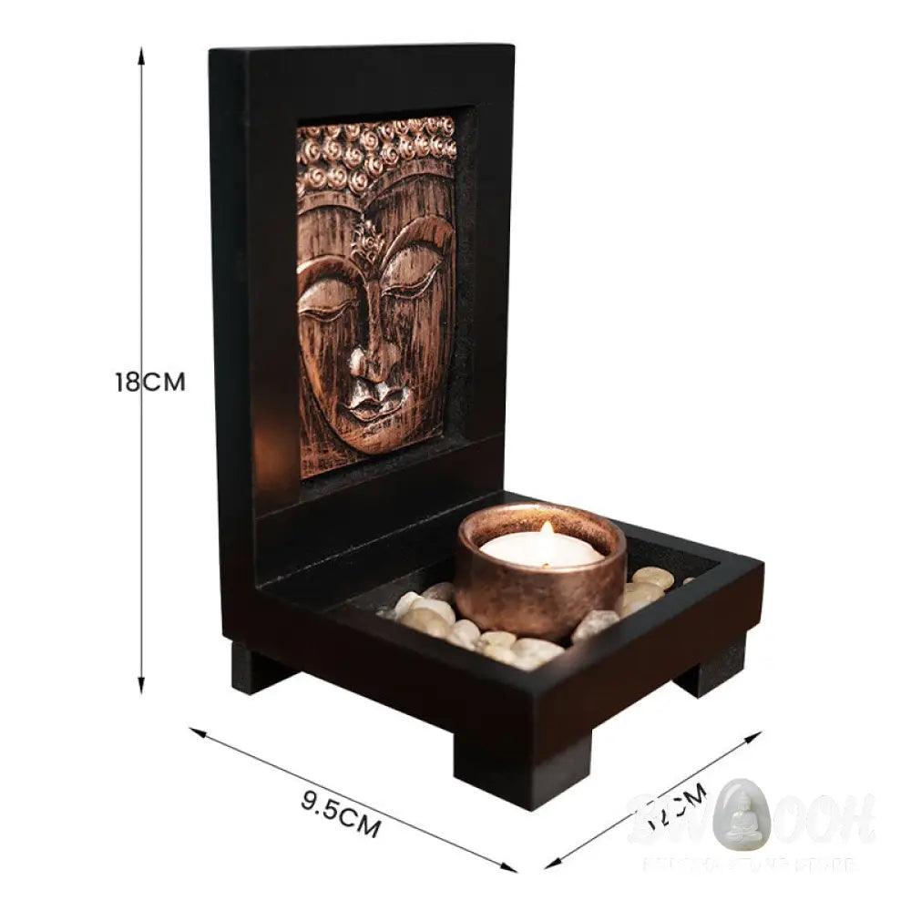 BWOOOH Buddha Compassion Serenity Home Prayer Altar Zen Decoration - Decorations