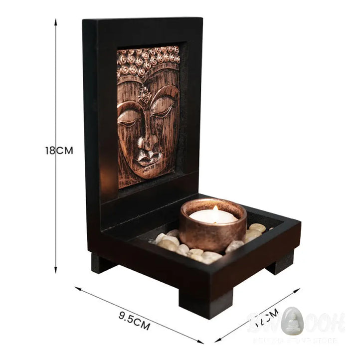 BWOOOH Buddha Compassion Serenity Home Prayer Altar Zen Decoration - Decorations